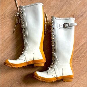 Amazing laced Hunter rain boots